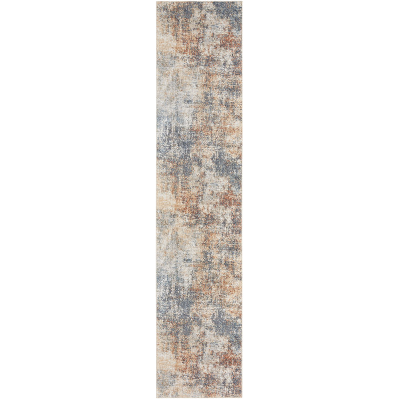 Pritt Washable Abstract Indoor Rug, Runner 2'2" x 10'