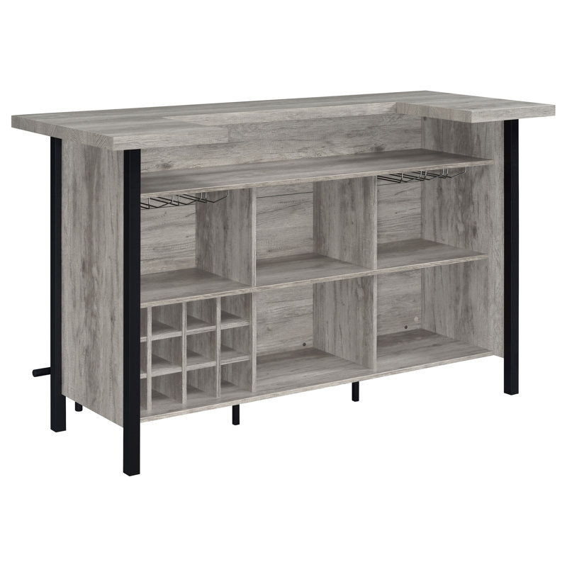 Unité de bar autoportante Driftwood, Gris