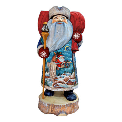 Figurine chef-d'œuvre sculptée en bois