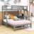 Erastes Twin Over Full Bunk Bed with Build-In Desk with Built-In Ladder-164740102