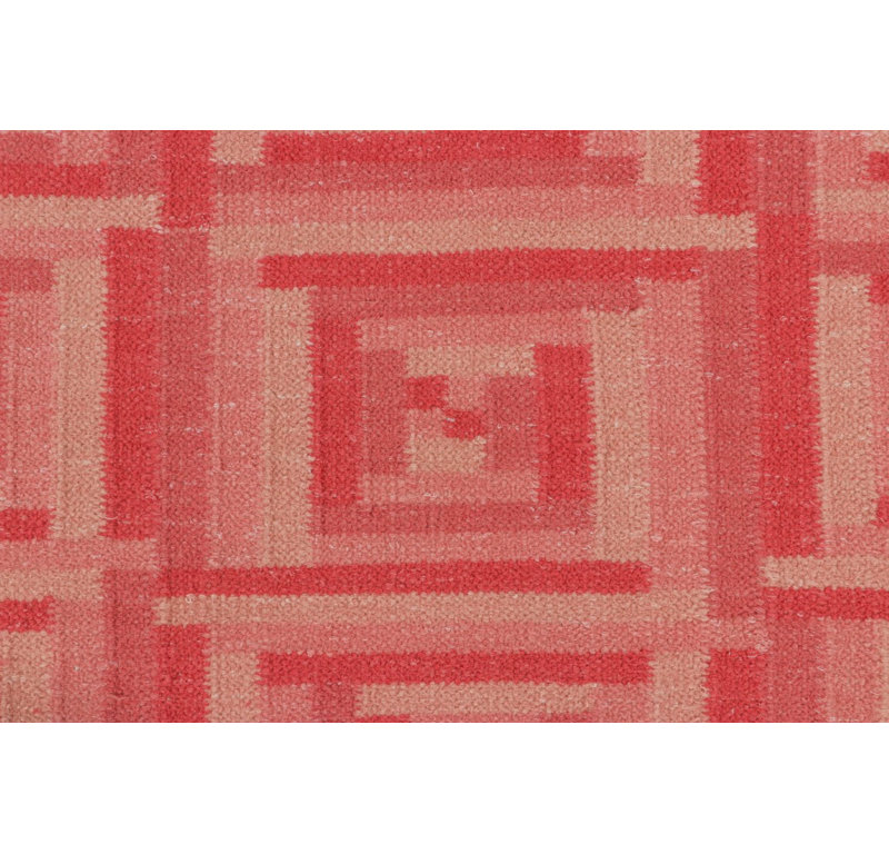Sacndinavian Wool Geometric Area Rug, Rectangle 5' x 7'