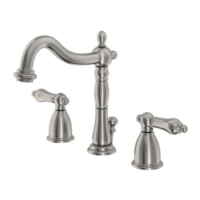 Heritage Widespread Bathroom Faucet with Drain Assembly