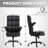 Leather Executive Chair With Adjustable Flip‑Up Arms-1185530476