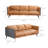 Nicola 83" Leather Sofa