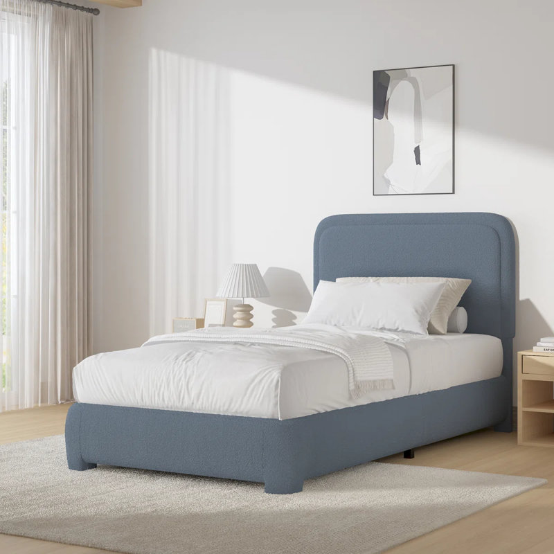 Ensemble de chambre à coucher 2 pièces Modern, Lit simple