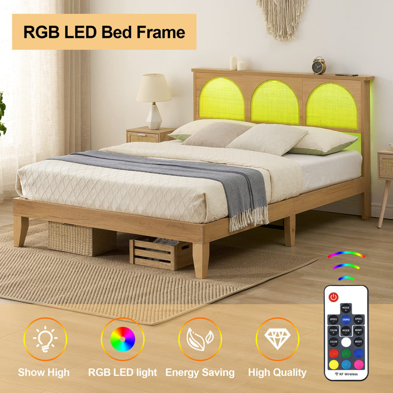 Batai 41.14" Bed Frame