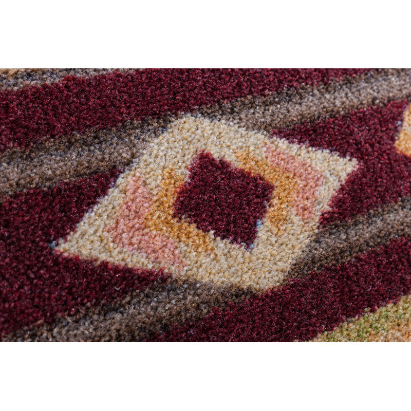 Tapis brun Bushley, Rond 7 pi 7 po