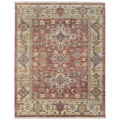 Myndee Wool Oriental Area Rug