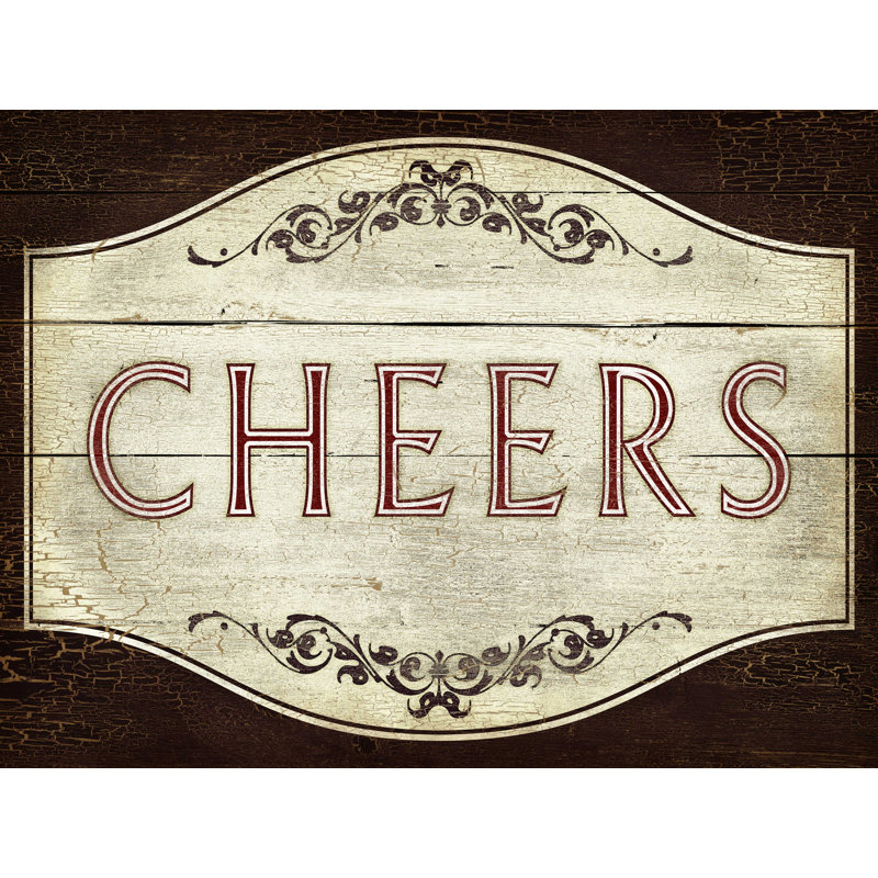 Cheers - Impression sur toile tendue, L 16 po x H 12 po