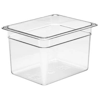 Rubbermaid Commercial Products FoodTote Boxes, 8.5 gal, 26 x 18 x 6, Clear