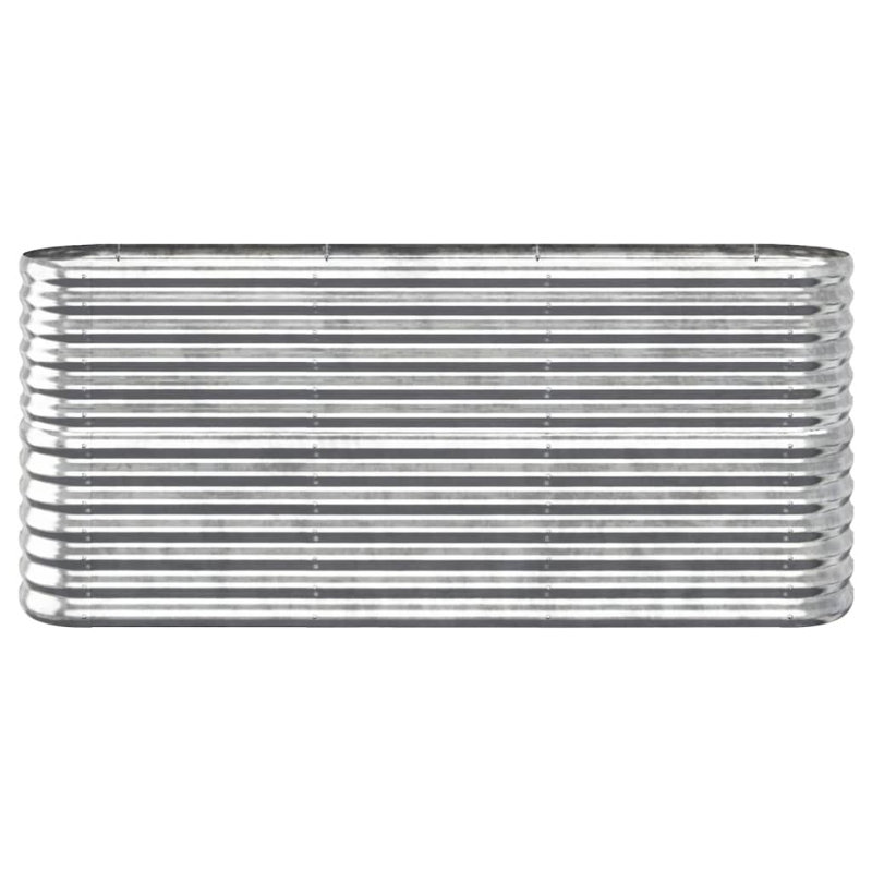 Ankoma Metal Raised Garden Bed, Silver