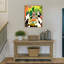 «Monkey Poker a Royal Flush» par Maupin, reproduction d'art sur toile encadrée-483511940