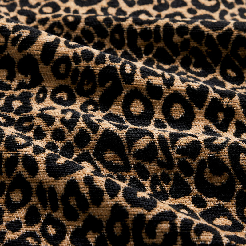 Canapé Comfy Chenille Leopard, Chenille brun
