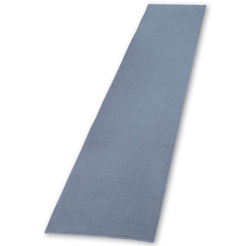 Solid Color Non-Skid Kitchen Mat, Brick, Runner 1'8" x 10'
