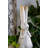 Textured White Magnesium Bunny Rabbit with Subtle Gold Details-2058537108