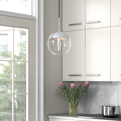 Elliot 1-Light Dimmable Globe Single Pendant