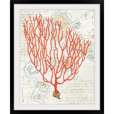 Textured Coral " Textured Coral IV " Print