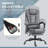 7-Point Vibrating Massage Office Chair With Reclining Back-1485956728