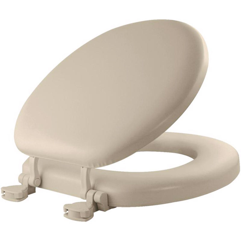 Mayfair by Bemis Eden Round Bone Soft Toilet Seat, Bone