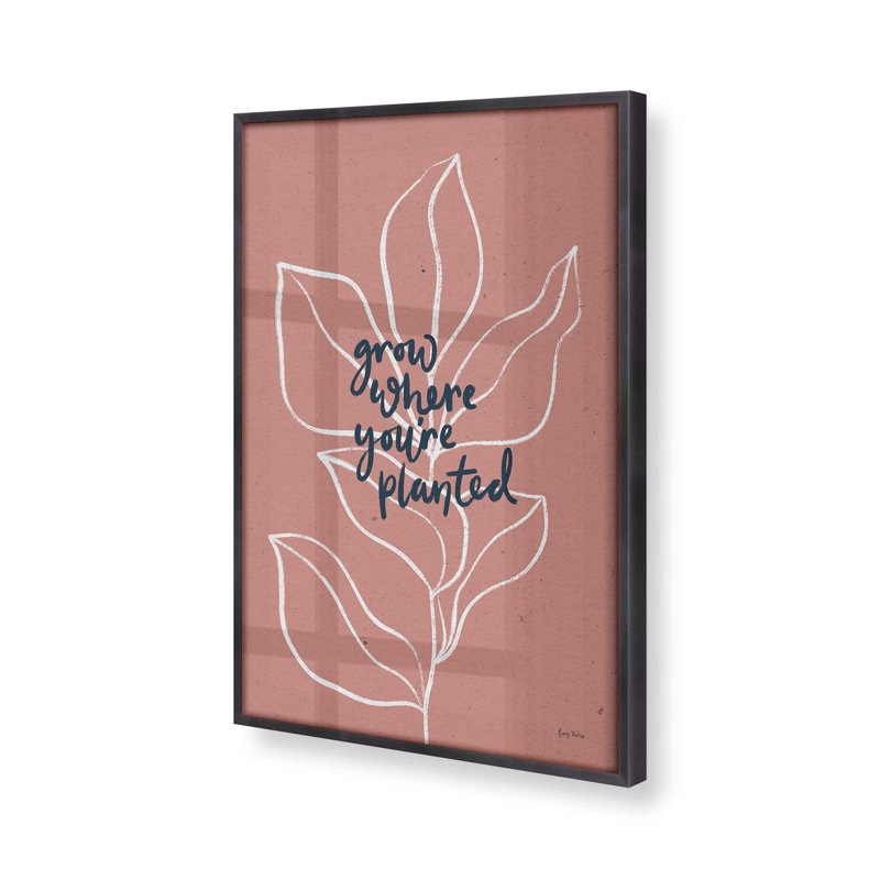 «Rooted In Force II», Cadre en zinc patiné, H 37,25 po x l 37,25 po