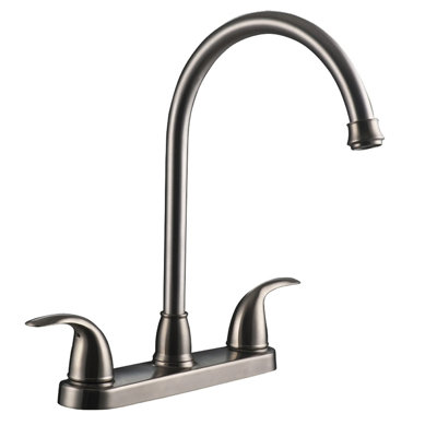 Nita Vantage Series High-Arc Dual Handle Kitchen/Bar Faucet - Brushed Nickel