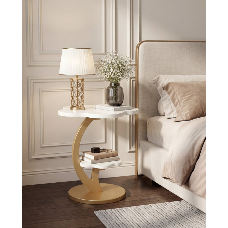 Pedestal End Table