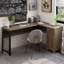 Bureau de direction en L avec rangement 60,63 po Decker-594110670