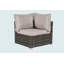 Canapé modulaire d'extérieur pour patio 8 pièces, ensembles de conversation en osier avec coussins lavables et table basse en verre-2105290408