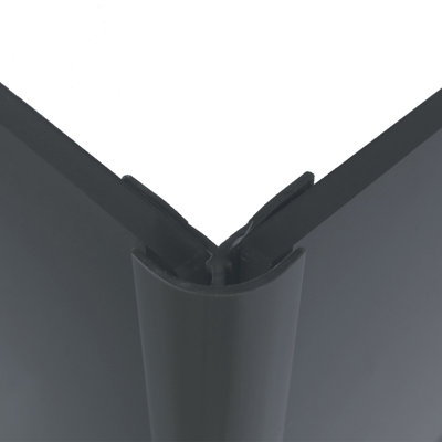 0.8" x 96" Wall Paneling in Black