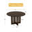 Round Solid Wood Dining Table with Rattan Pedestal-1748836118-1808413171