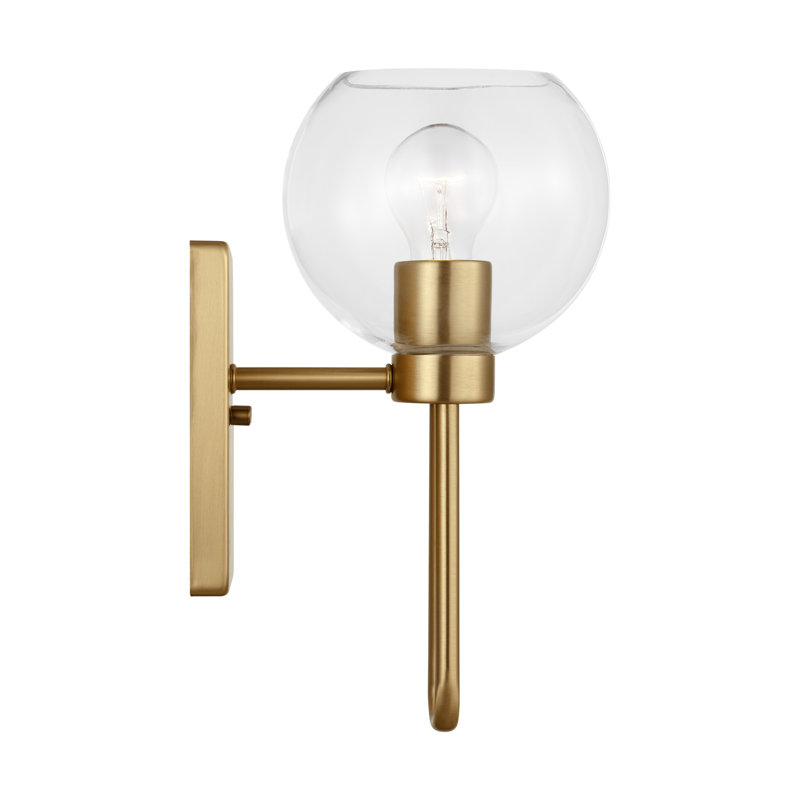 1 - Light Bath Sconce, Satin Brass