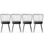 Ensemble de chaises élégantes en velours noir et métal, 16,9 po x 32,3 po x 16,5 po | Structure 100% métal, tissu de velours et panneau de particules enduit de mélamine | Parfait pour les salles à manger industrielles modernes et la décoration intérieure, capacité de 386 lb-1782952278-1697007166