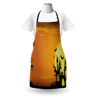 Halloween No Pattern Bib Apron