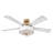 56" Hampton 5 - Blade LED Standard Ceiling Fan with Wall Control and Light Kit Included-1335761968-1335761971