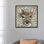 Holly Jolly Deer - reproduction d'art murale - toile encadrée