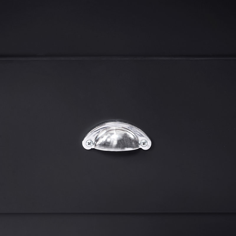 Lit plateforme avec rangement Jaslean, Noir