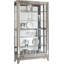 Vitrine en argent vieilli Goode