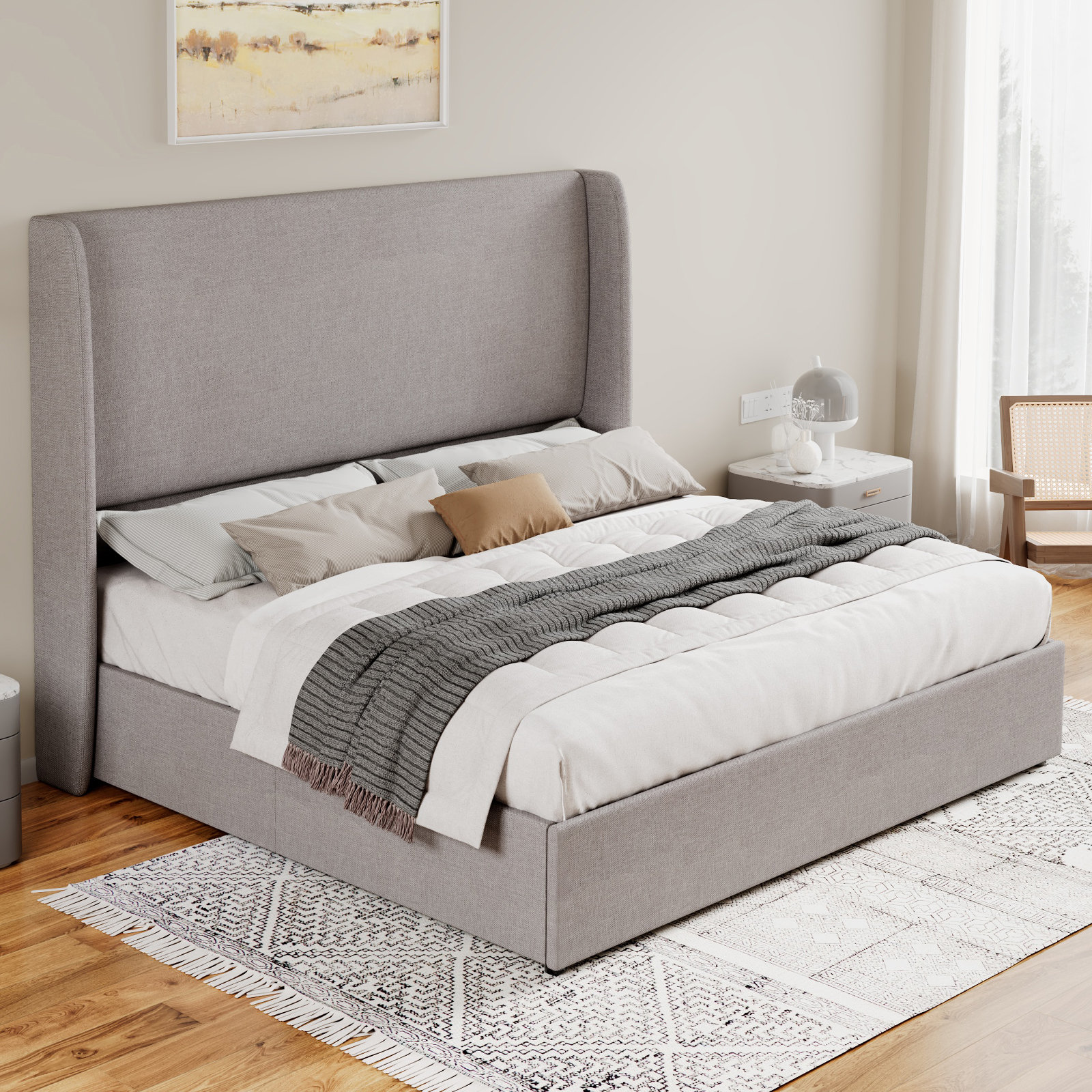 Wade Logan Brooklinn Low Profile Platform Bed & Reviews | Wayfair