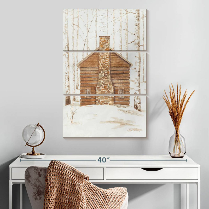Lilie Wintery Cabin, H 32 po x l 20 po