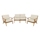 Hatteras Outdoor Teak Conversation Set