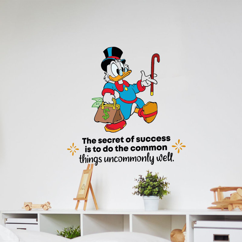 Adhésif décoratif en vinyle McDuck Success Scrooge, H 10 po x l 8 po