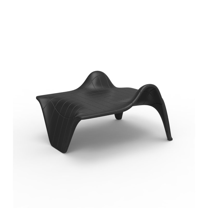 Plastic Side Table, Black