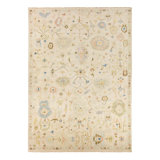 Orenda Aveline ORN09 Handknot Floral Ivory/Multicolor Area Rug