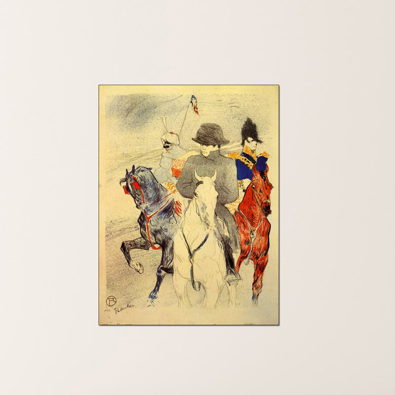 Henri De Toulouse-Lautrec - Wrapped Canvas Print, 80cm H x 60cm W x 1.8cm D