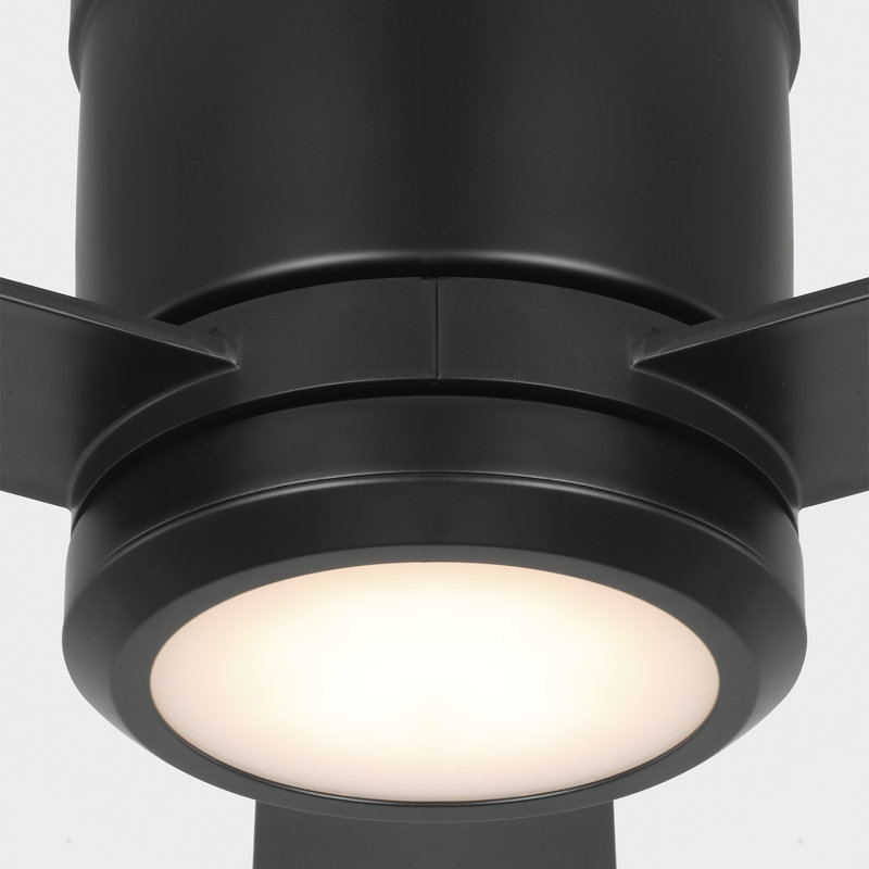 Ventilateur de plafond à DEL Rodrick, Midnight Black, 52 pouces