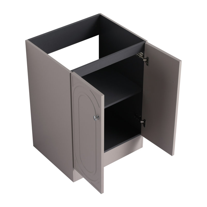 Meuble-lavabo sur pied 24 po avec lavabo en résine