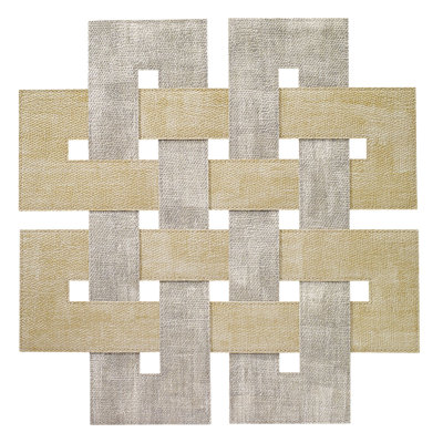 Celtic Vinyl Geometric Woven Placemat