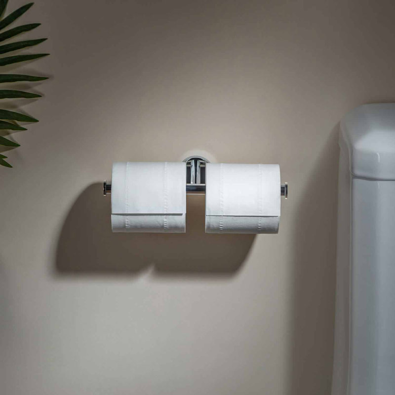 Porte-papier hygiénique mural, Chrome
