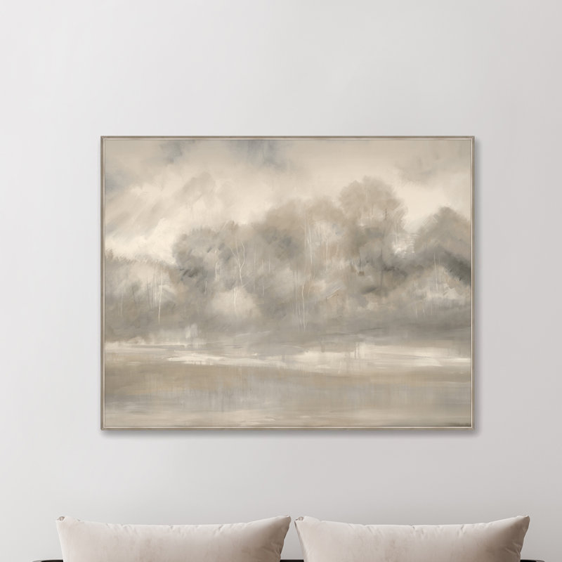 Heather II par D'Alessandro Leon, peinture sur toile à cadre flottant