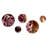Abstract Wall Decor on Metal - Pink And Gold Glam Flowers II